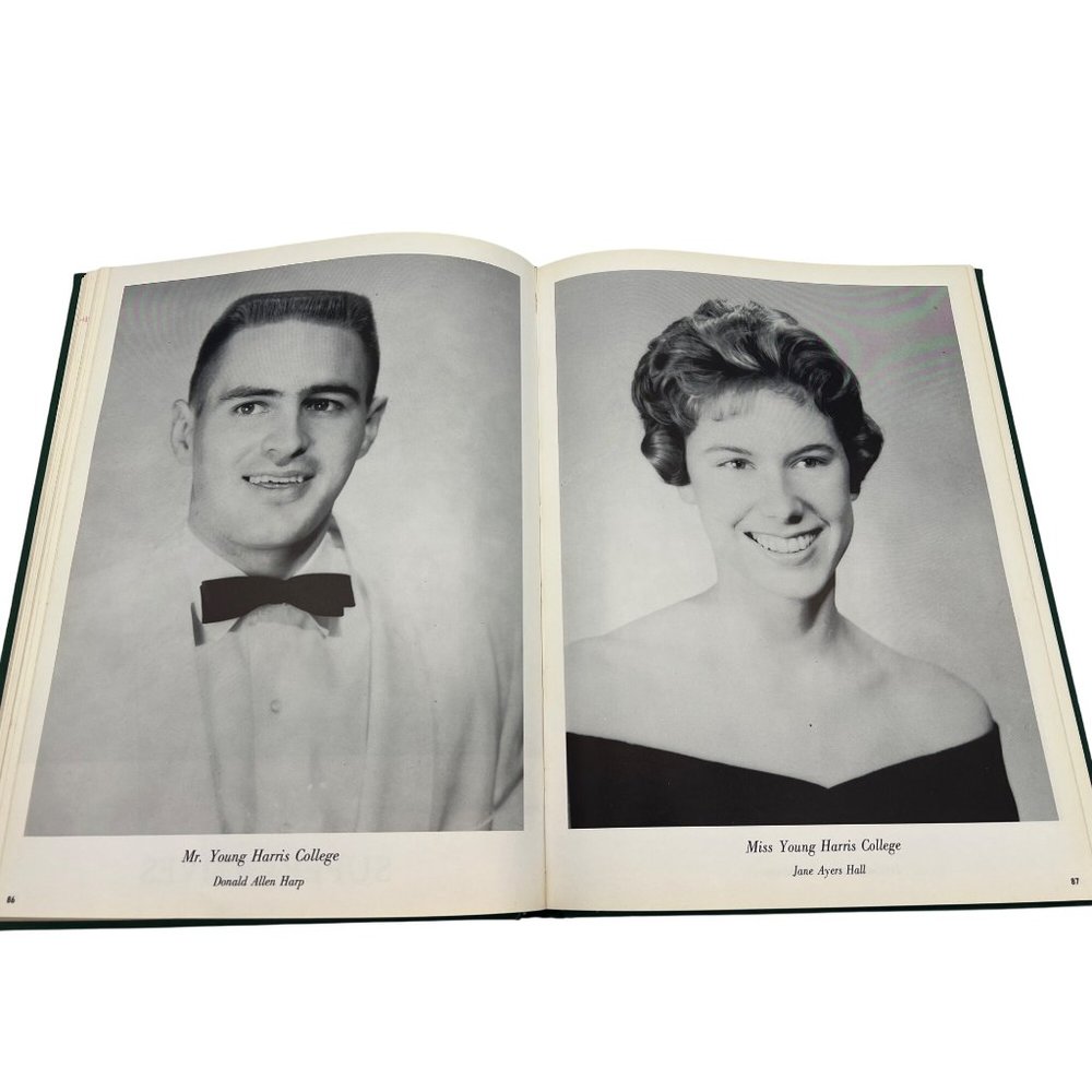 Vintage 1961 Young Harris College Enotah Yearbook Hardcover Georgia College Life - Picture 6 of 10